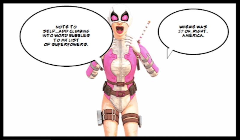 Just as the comic was coming together, Create Your Own refused to save and all of my work was lost, so I gave up.